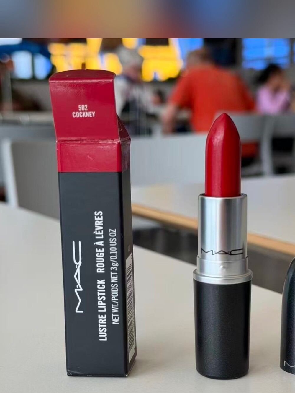 MAC Cosmetics Lustre Lipstick 502 Cockney - Vibrant Red
